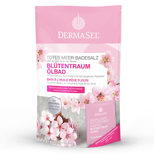 DERMASEL Totes Meer Badesalz Blütentraum
