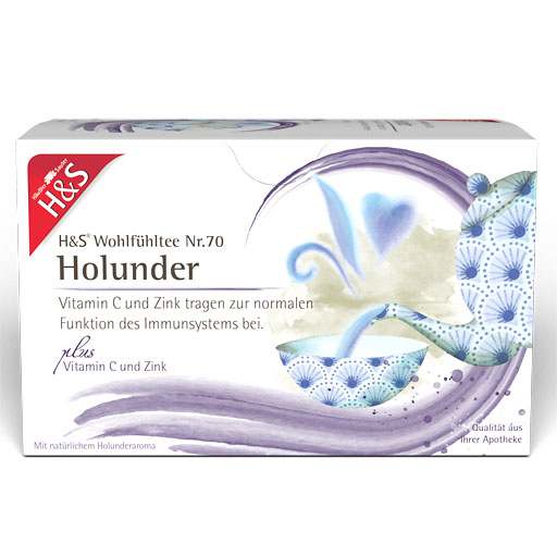 H&S Holunder m.Vitamin C und Zink Filterbeutel