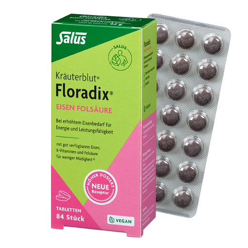 FLORADIX Eisen Folsäure Tabletten