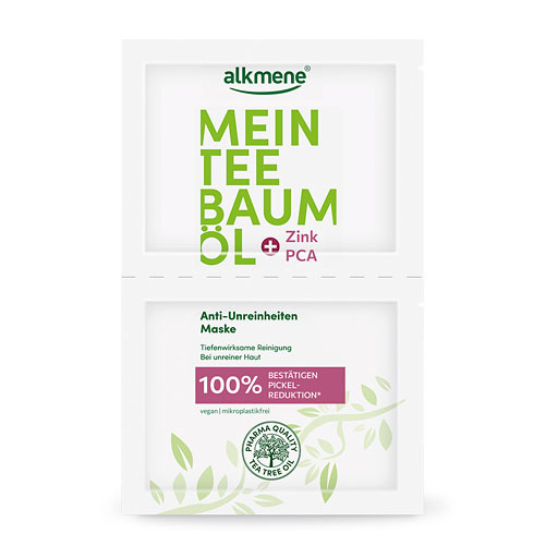 ALKMENE Mein Teebaumöl Anti-Unreinheiten Maske