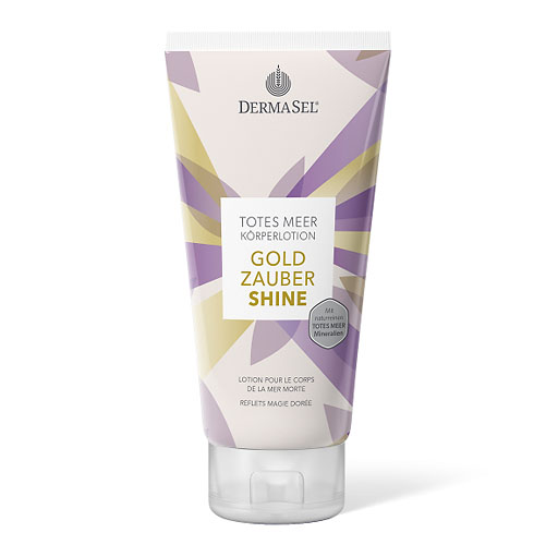 DERMASEL Totes Meer Körperlotion Gold Zauber Shine