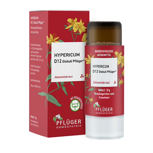 HYPERICUM D 12 Globuli Pflüger Dosierspender