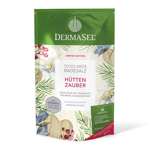DERMASEL TM Badesalz Hüttenzauber 400g+20ml