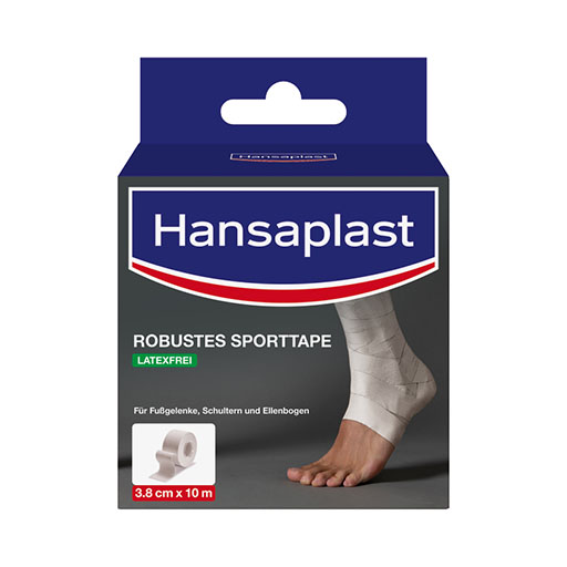 HANSAPLAST robustes Sporttape 3,8 cmx10 m weiß
