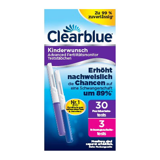 CLEARBLUE Fertilitätsmonitor Teststäbchen 30+3