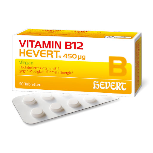 VITAMIN B12 HEVERT 450 μg Tabletten
