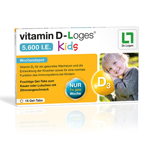 VITAMIN D-LOGES 5.600 I.E. Kids Kautabletten