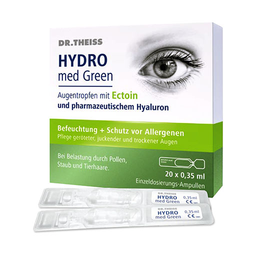 DR.THEISS Hydro med Green Augentro.Einzeldos.Amp.