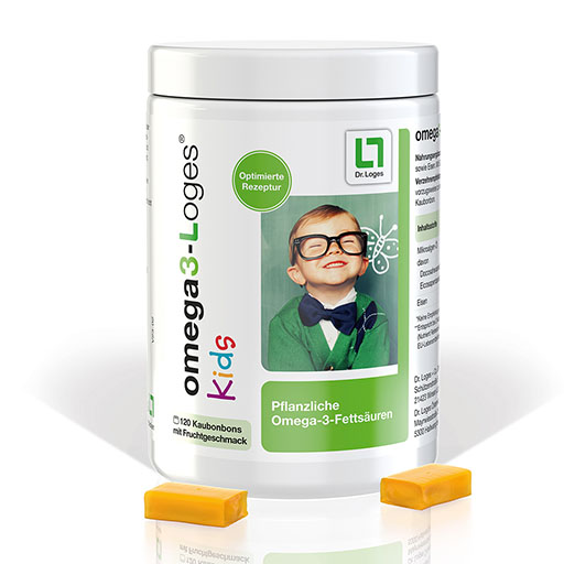 OMEGA3-LOGES Kids Lutsch- u.Kaubonb.Fruchtgeschm.