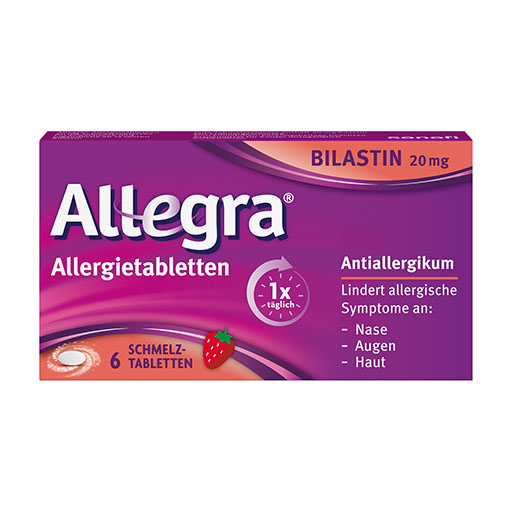 ALLEGRA Allergietabletten 20 mg Schmelztabletten