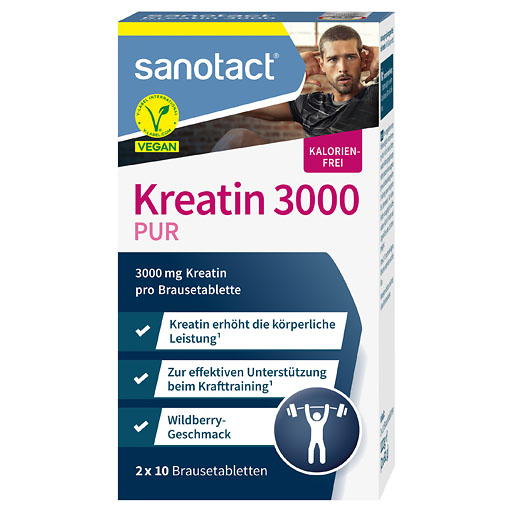 SANOTACT Kreatin 3000 Brausetabletten