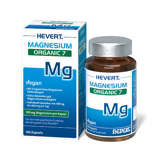 MAGNESIUM HEVERT Organic 7 Kapseln