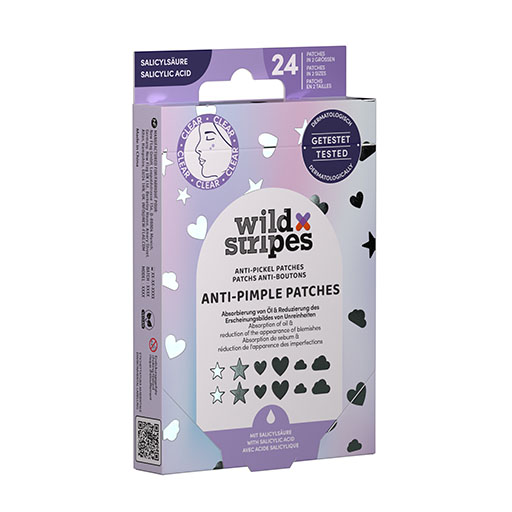 WILD STRIPES Anti-Pickel Patches Holo Clear